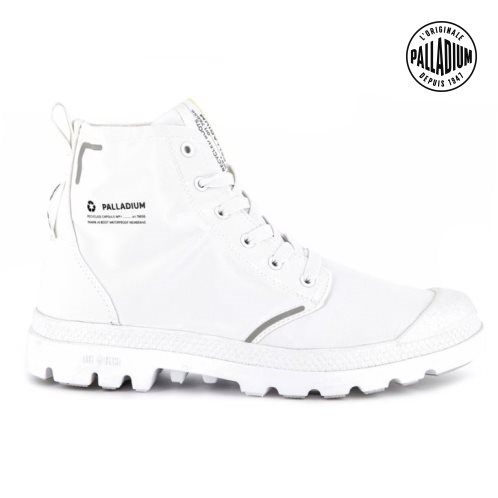 Dámské Boty Palladium Pampa Lite+ Recycle WP+ Bílé | CZ SOE-10K